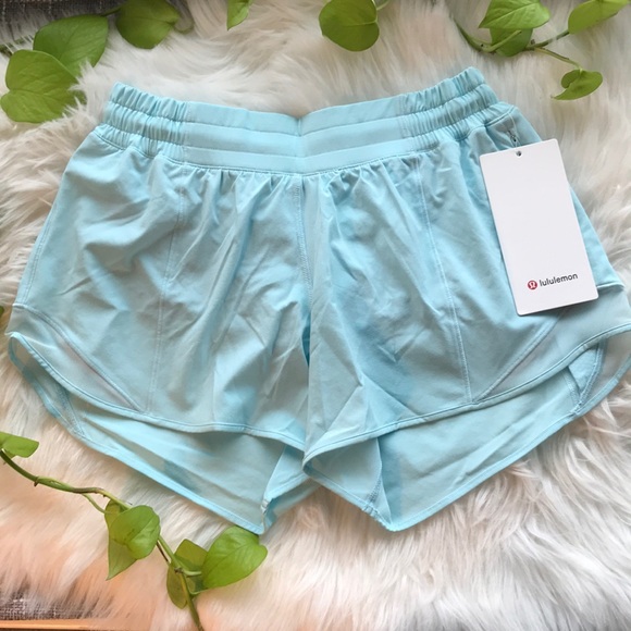lululemon athletica Pants - Lululemon Blue Glow Hotty Hot shorts